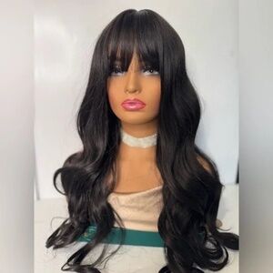 Black long Wig 28 In - Realistic Look Boutique